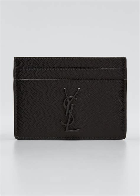 ysl card holder men's|saint laurent men's card holder.